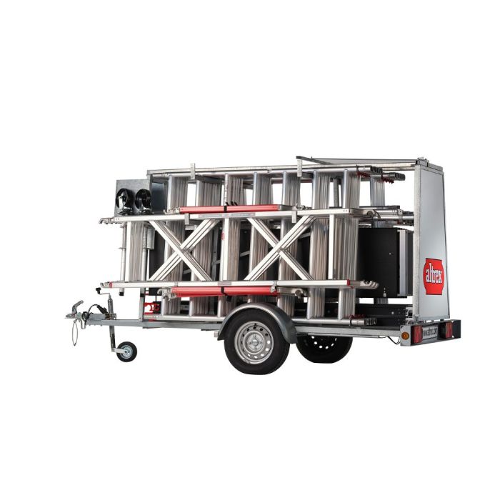 Altrex RS52-TX steiger 1.35 x 1.85 x 6.20WH Fiber-Deck inclusief Steigeraanhanger DeLuxe