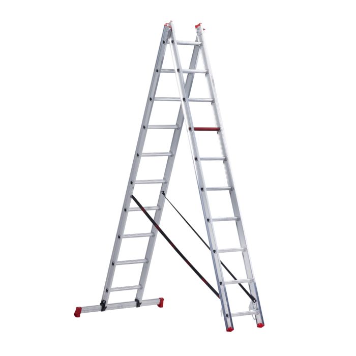 Altrex All Round dubbele ladder ongecoat 2x10 treden