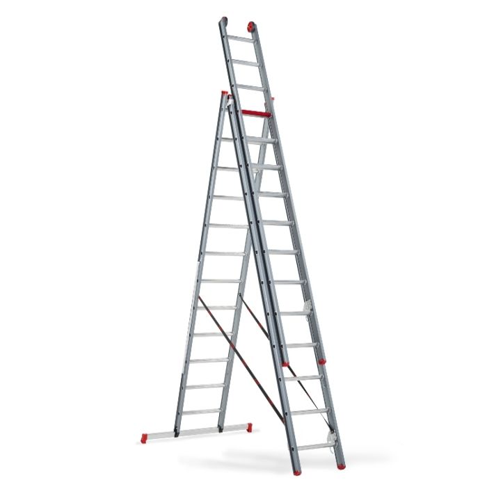 Altrex Atlantis driedubbele ladder gecoat 3x12 treden