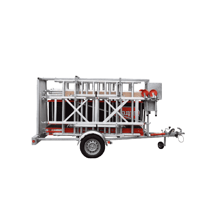 Altrex RS42-TX steiger 1.35 x 1.85 x 12.20WH inclusief Steigeraanhanger DeLuxe