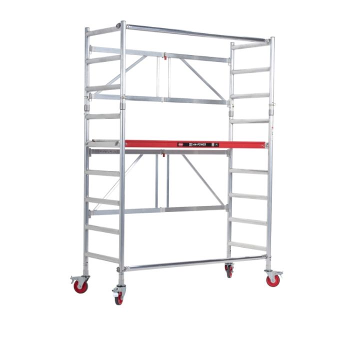 Altrex kamersteiger met opzetstuk (4M WH) incl. platform met luik