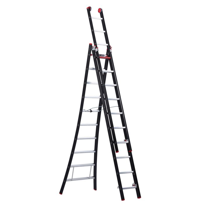 Altrex Nevada reformladder driedelig 3x10 treden