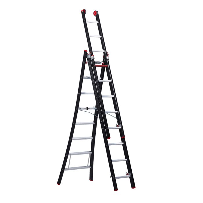 Altrex Nevada reformladder driedelig 3x8 treden