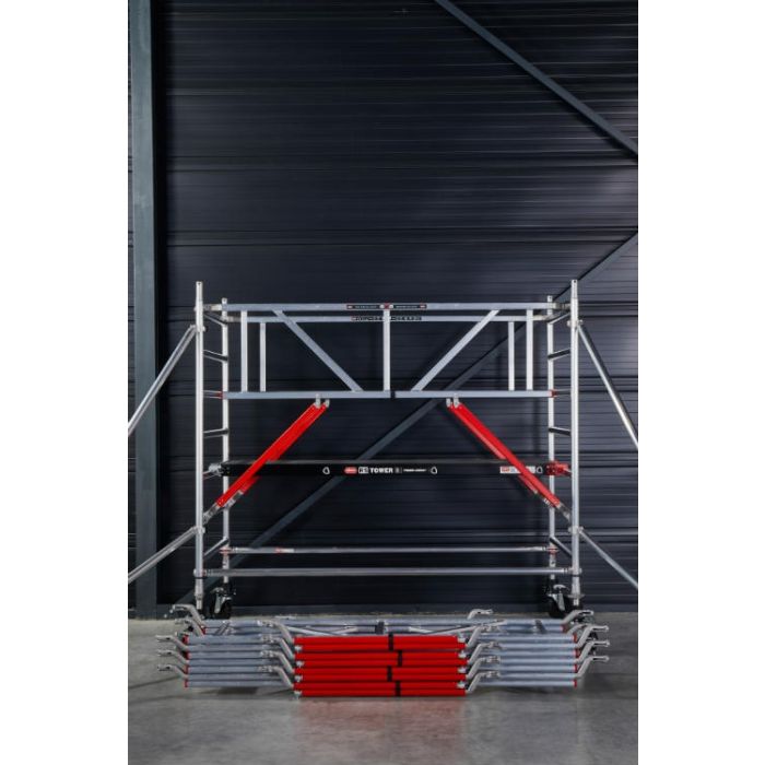 Altrex RS52 135x245 7,2M WH Fiber-Deck® incl. Aanhanger DeLuxe
