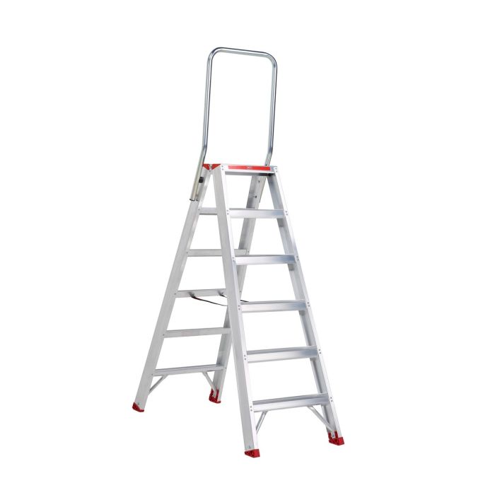 Altrex Sierra dubbel oploopbare trap 2x6 treden (SDO6)