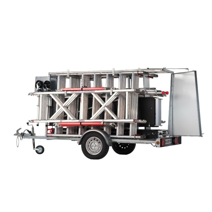 Altrex RS52 135x245 7,2M WH Fiber-Deck® incl. Aanhanger DeLuxe