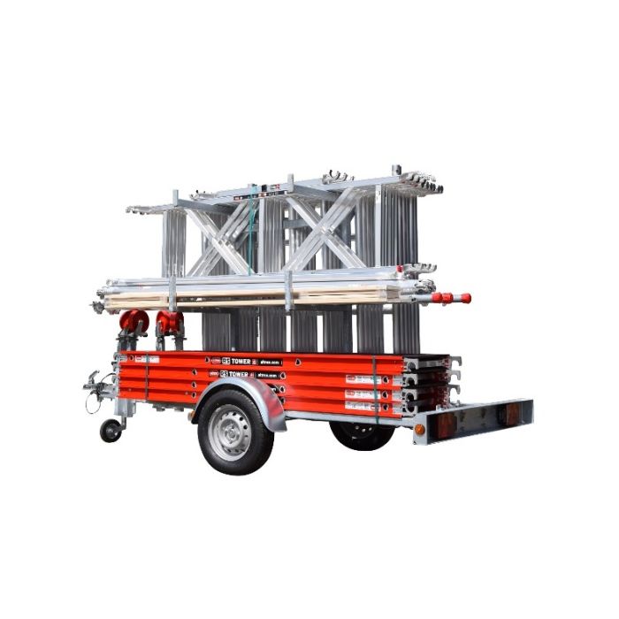 Altrex RS42-X Safe-Quick met Steigeraanhanger Basic 1.35 x 2.45 x 14.20 werkhoogte