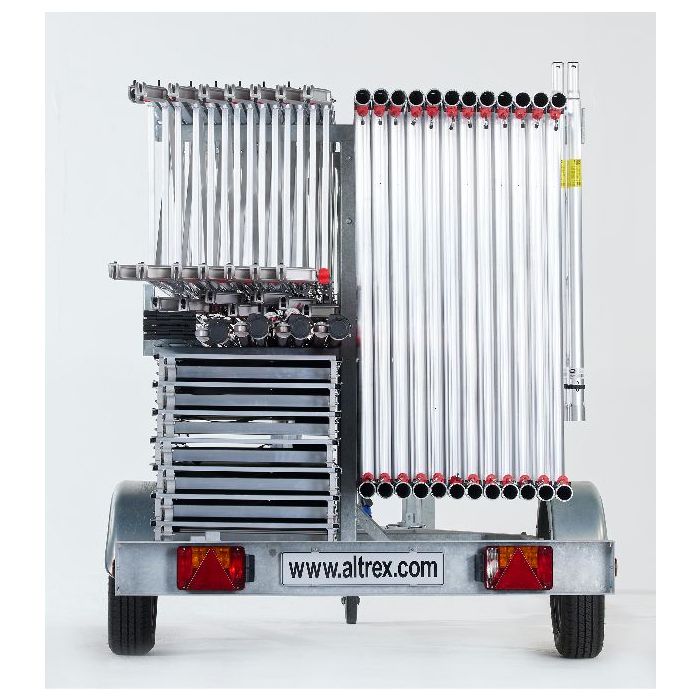 Altrex steiger RS52-Basic 1.35 x 2.45 x 10.20WH incl. Open Steigeraanhanger