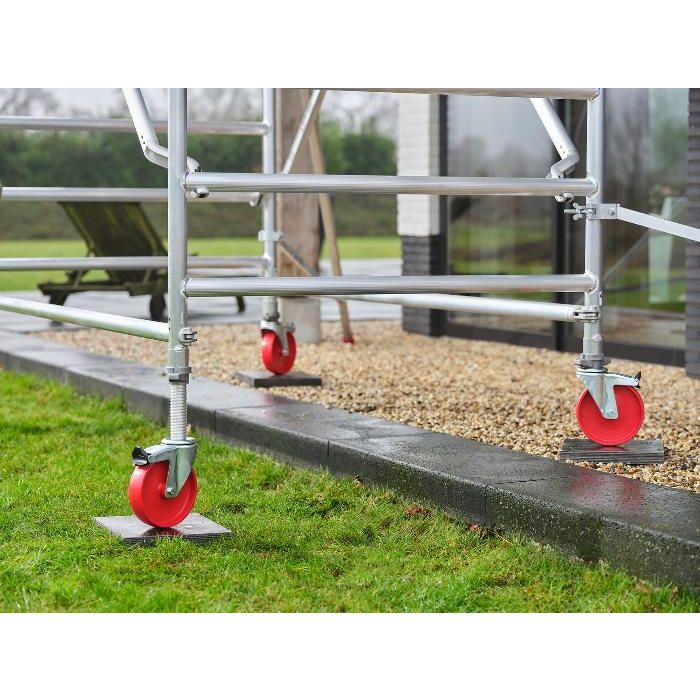 Altrex RS42-TX steiger 1.35 x 1.85 x 11.20WH inclusief Steigeraanhanger DeLuxe