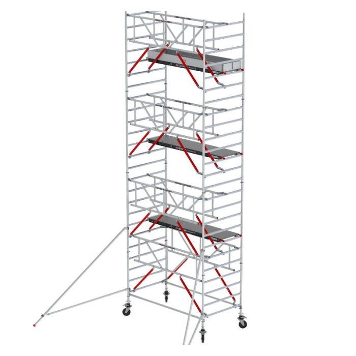Altrex RS52 Enkele Voorloopleuning 8.20 werkhoogte 1.35x3.05 Fiber-Deck platform