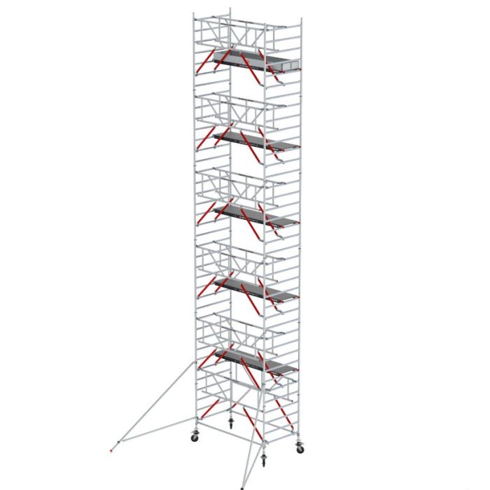 Altrex RS52 Enkele Voorloopleuning 12.20 werkhoogte 1.35x3.05 Fiber-Deck platform