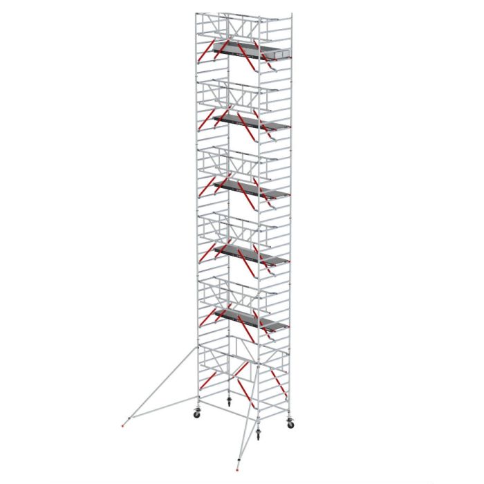 Altrex RS52 Enkele Voorloopleuning 13.20 werkhoogte 1.35x2.45 Fiber-Deck platform