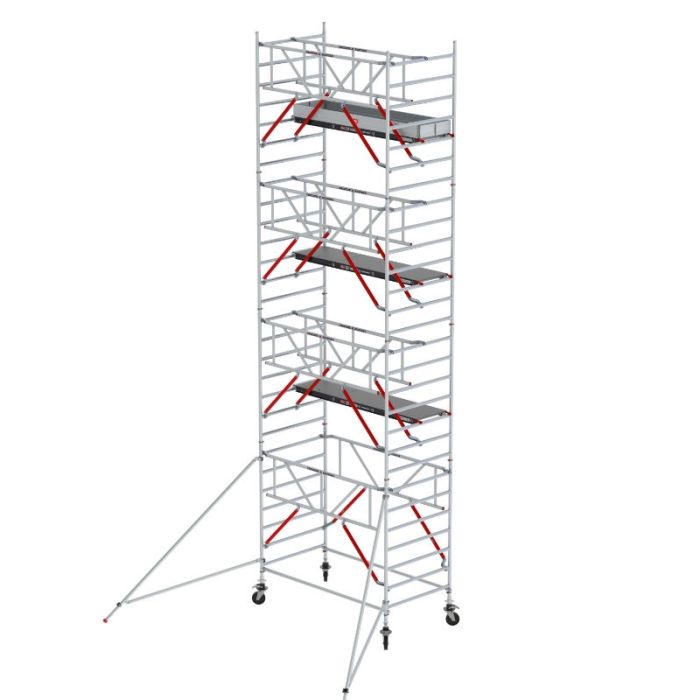 Altrex RS52 Enkele Voorloopleuning 9.20 werkhoogte 1.35x3.05 Fiber-Deck platform