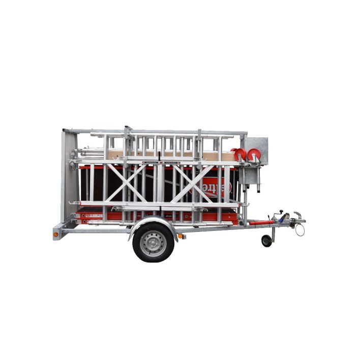 Altrex RS42-TX steiger 1.35 x 1.85 x 10.20WH inclusief Steigeraanhanger DeLuxe