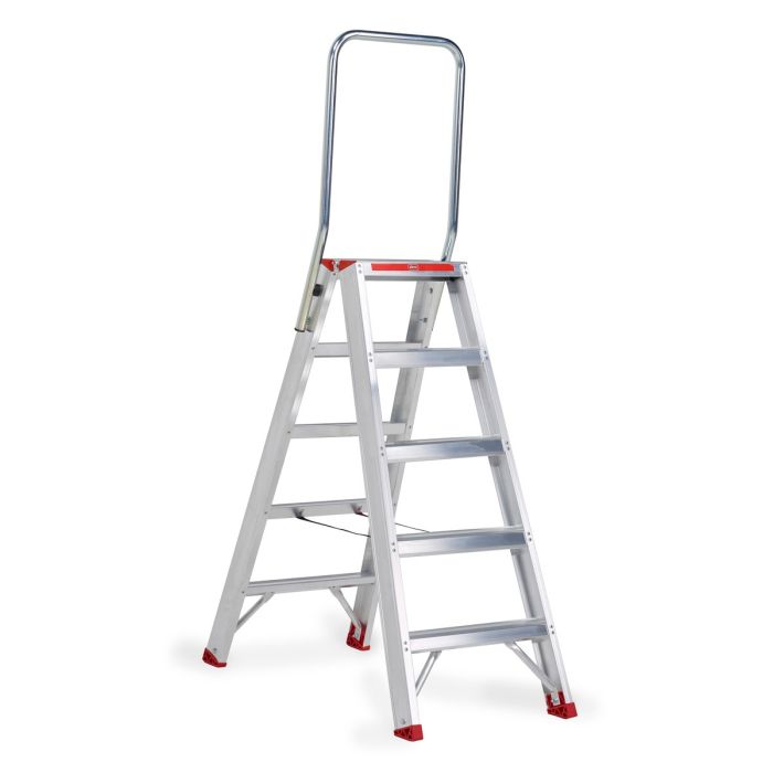 Altrex Sierra dubbel oploopbare trap 2x5 treden (SDO5)