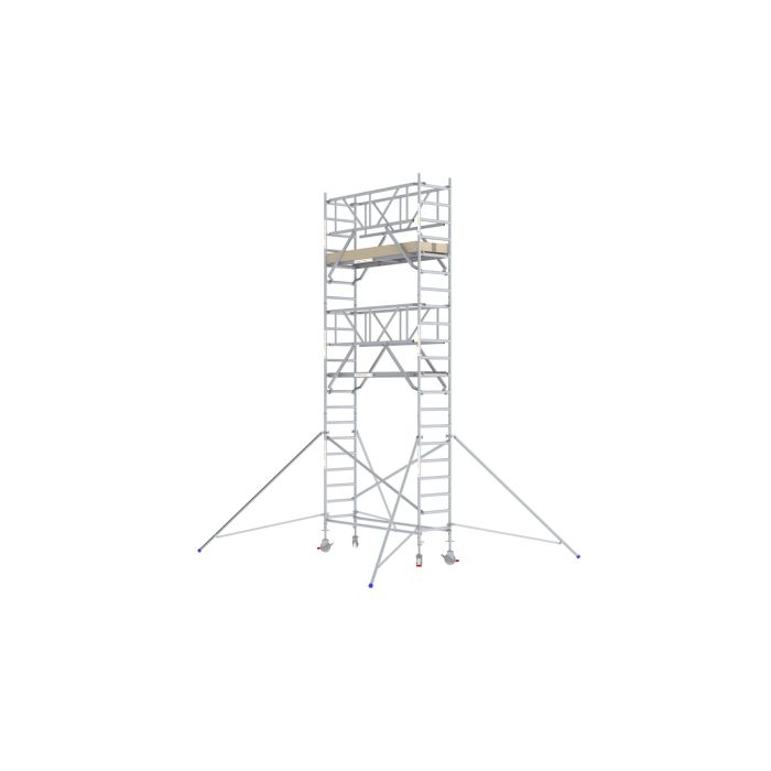 Rolsteiger 90x245 7,2m werkhoogte Dubbele Voorloopleuning CarbonDeck