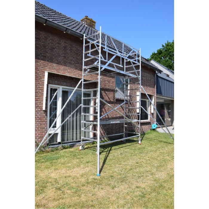 Rolsteiger 75x245 9,2m werkhoogte Dubbele Voorloopleuning Carbondeck
