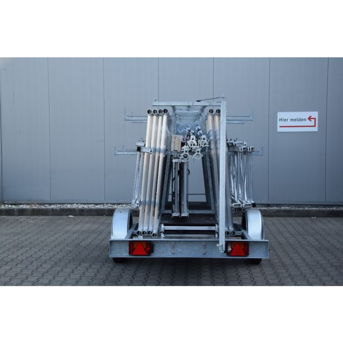 Steigeraanhanger incl. Steiger Enkele Voorloopleuning 135x245 8.20WH