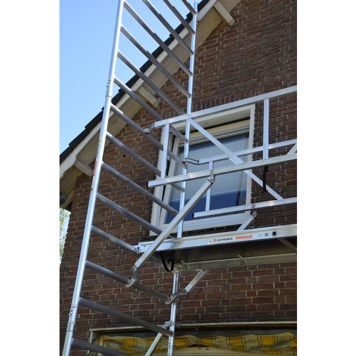 Rolsteiger 75x185 4,2m werkhoogte Enkele Voorloopleuning