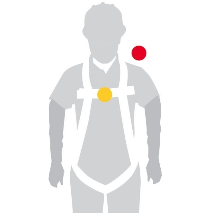 Harnas standaard 2 bevestigingspunten Maat: L-XXL