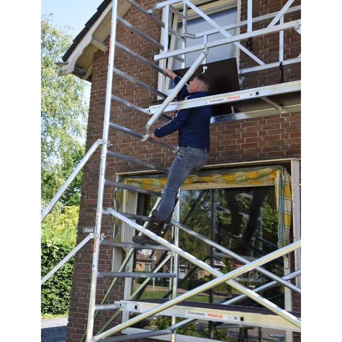 Rolsteiger 135x185 10,2m werkhoogte Dubbele Voorloopleuning CarbonDeck