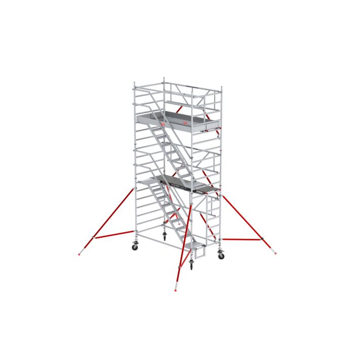 Altrex RS53-S Trapsteiger 6.2 werkhoogte 1.35 X 2.45 Fiber-Deck platform
