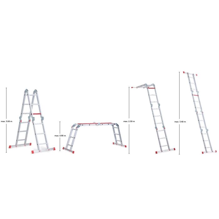 Altrex Varitrex Plus vouwladder 4x3 treden