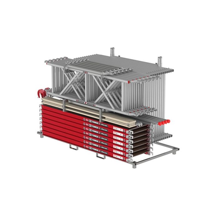 Altrex RS42-TX steiger 1.35 x 2.45 x 6.20WH met Steigerbok
