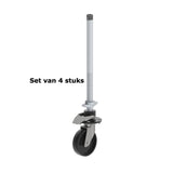 Altrex wielstaander met wiel 200mm RS5 (set 4 stuks)