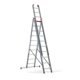 Altrex Atlantis driedubbele ladder gecoat 3x10 treden