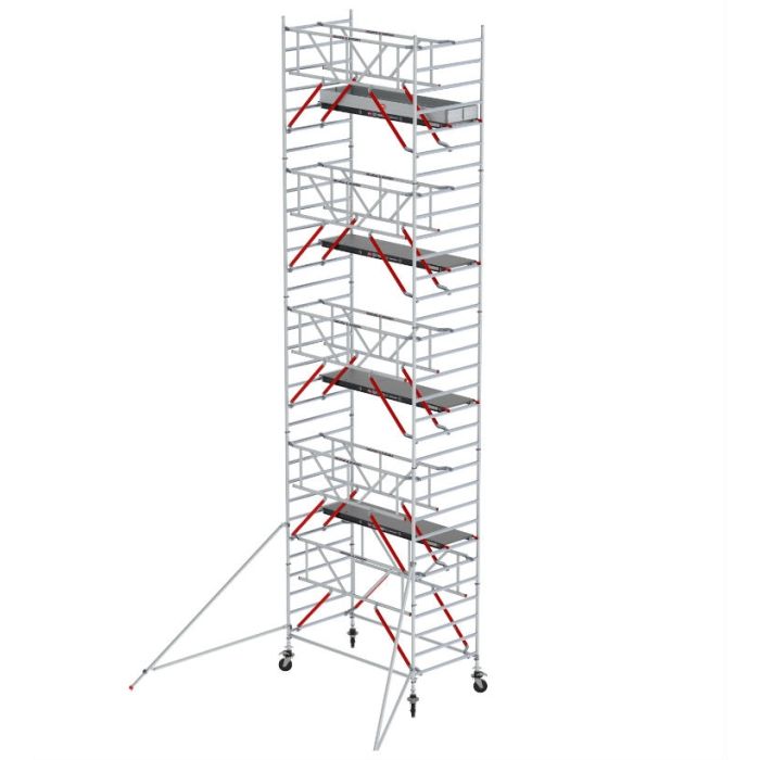 Altrex RS52 Enkele Voorloopleuning 10.20 werkhoogte 1.35x2.45 Fiber-Deck platform