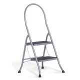 Altrex Cromato Silver huishoudtrap 2-treeds met hoge steunbeugel