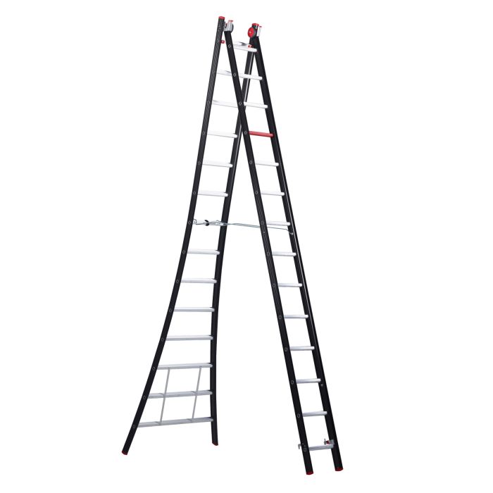Altrex Nevada reformladder tweedelig 2x14 treden