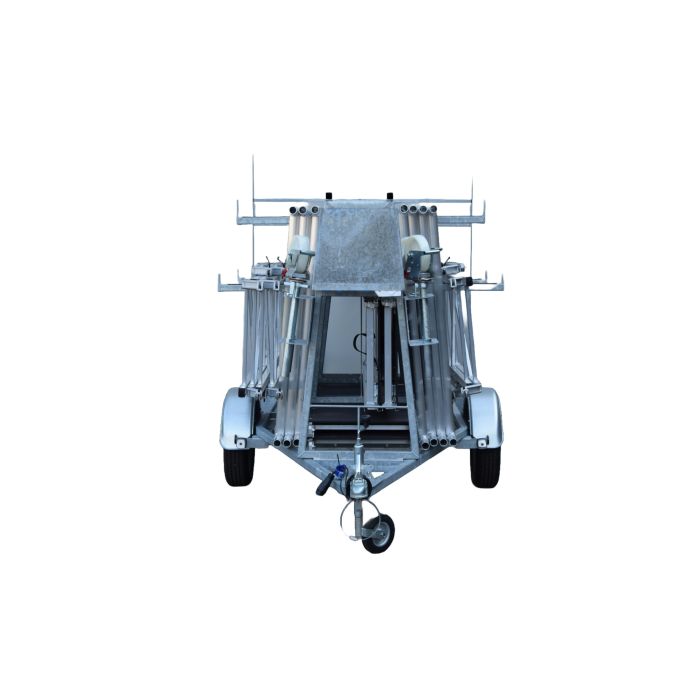 Steigeraanhanger incl. Steiger Enkele Voorloopleuning 135x245 10.20WH