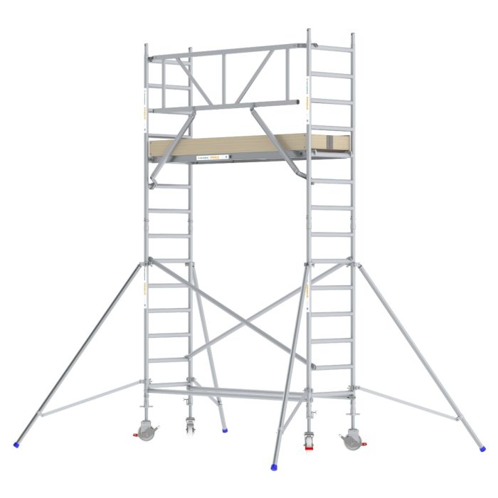 Rolsteiger 75x185 5,2m werkhoogte Carbon-Deck Enkele Voorloopleuning