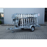 Steigeraanhanger incl. Steiger Voorloopleuning 135x245 6.20WH CarbonDeck