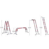Altrex Varitrex Do It All telescopische vouwladder 4x3 treden